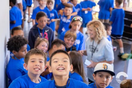 Children participating in a church activity at Canyon Springs Church.