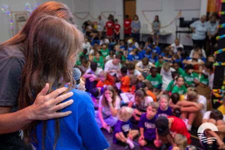 Children participating in a church event at Canyon Springs Church.