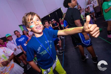 Children participating in a fun youth event at Canyon Springs Church.