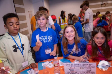 Children participating in a church event at Canyon Springs Church.