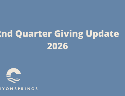 2nd Quarter Giving Statements 2026